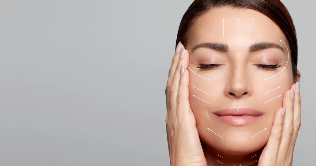 Women receiving Non-Surgical Facelift in Parker, CO